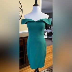 Beautiful emerald green dress